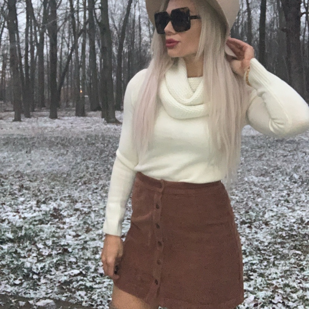 Tan skirt